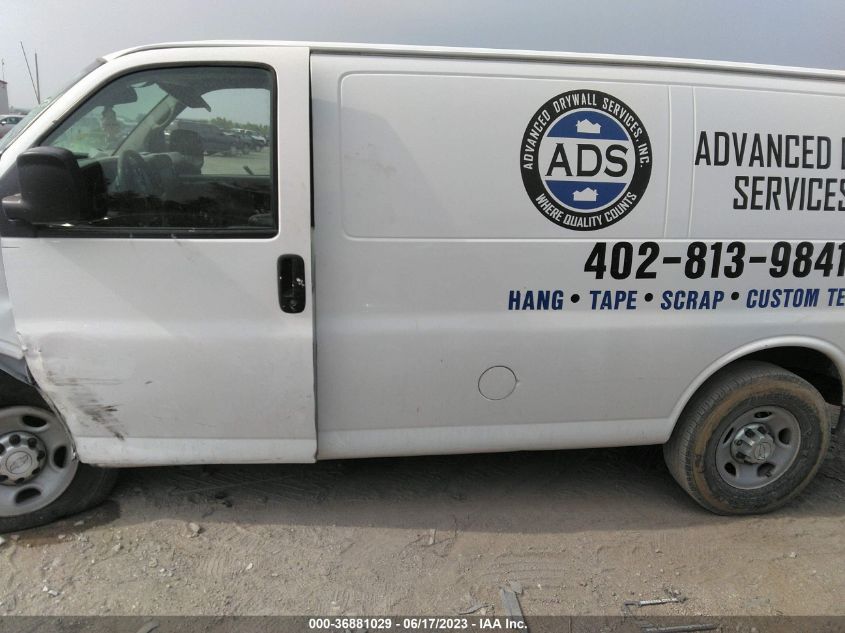 2015 CHEVROLET EXPRESS 2500 WORK VAN 1GCWGFCF3F1156710