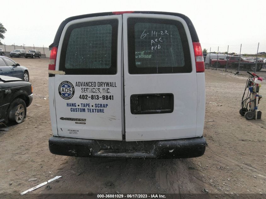 2015 CHEVROLET EXPRESS 2500 WORK VAN 1GCWGFCF3F1156710