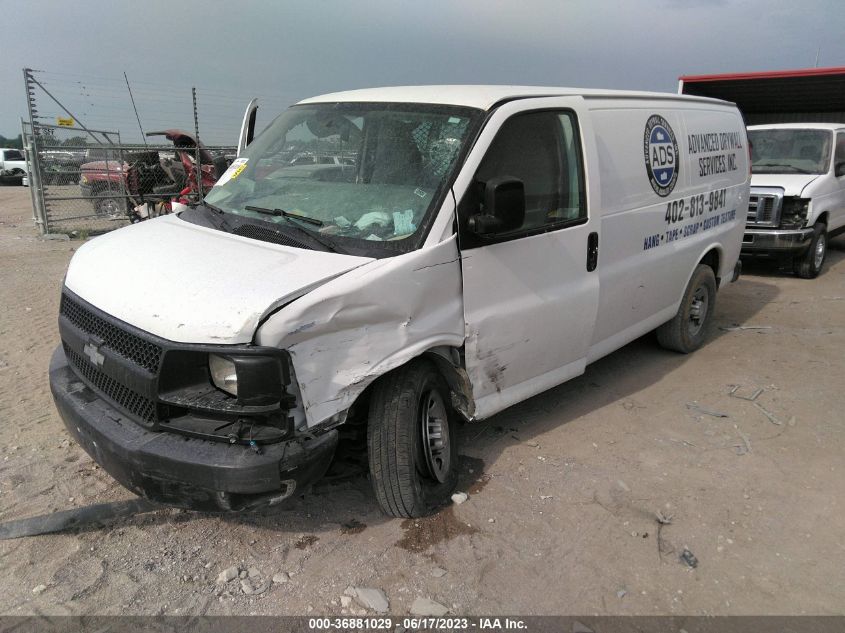 2015 CHEVROLET EXPRESS 2500 WORK VAN 1GCWGFCF3F1156710