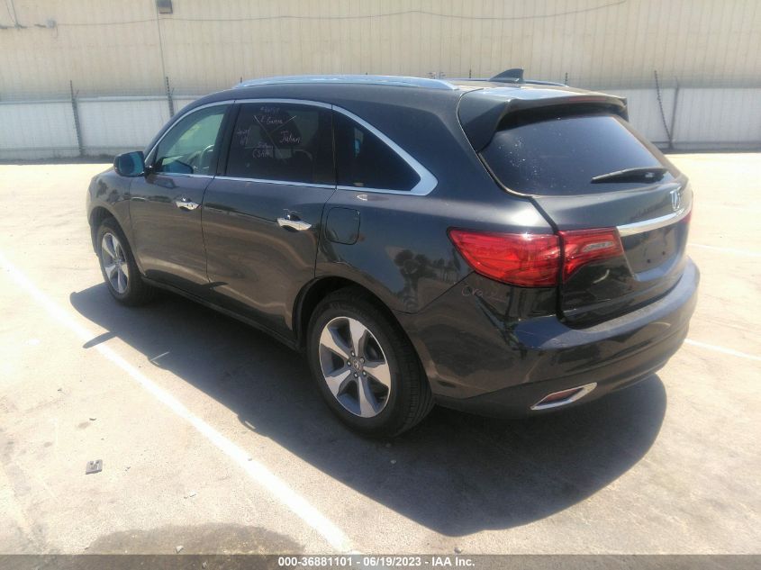 2014 ACURA MDX - 5FRYD3H26EB004298