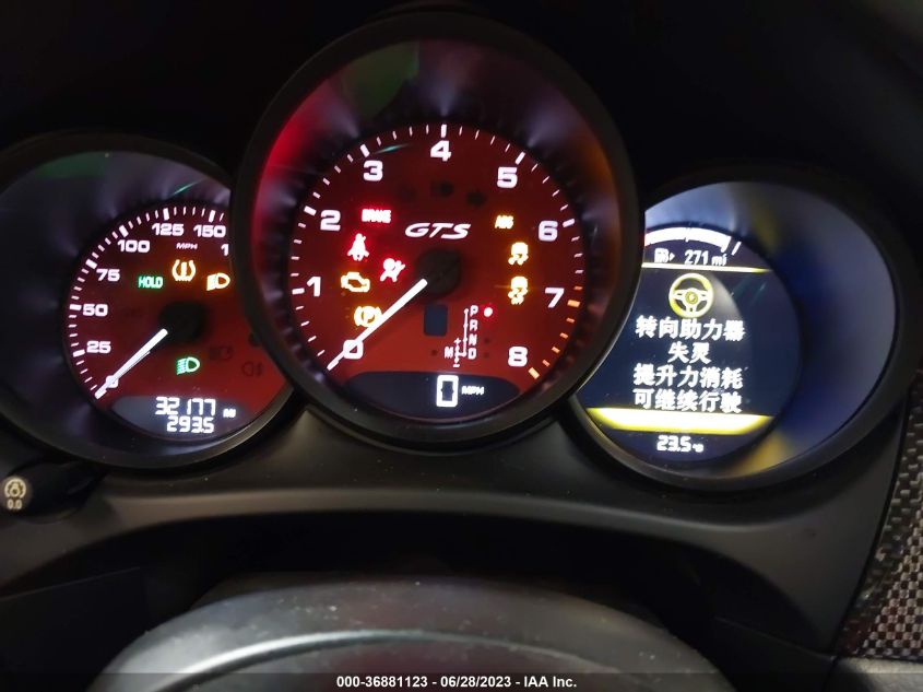 2017 PORSCHE MACAN GTS - WP1AG2A55HLB55884