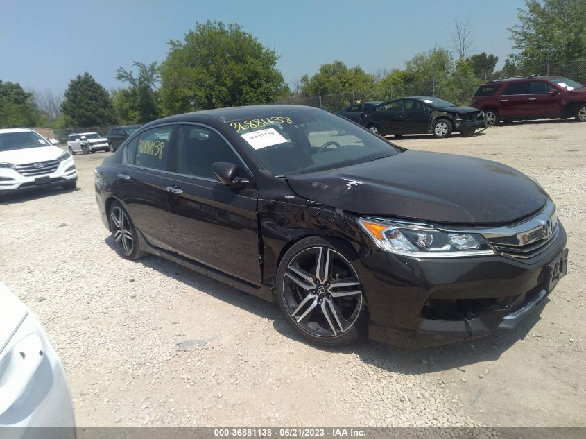 2016 HONDA ACCORD SEDAN SPORT - 1HGCR2F6XGA022247