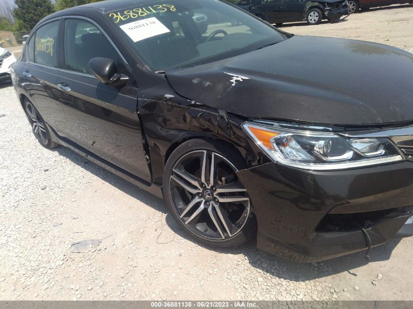 2016 HONDA ACCORD SEDAN SPORT - 1HGCR2F6XGA022247