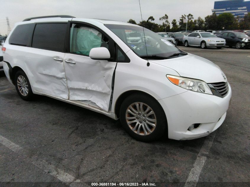 2014 TOYOTA SIENNA XLE/XLE AAS/LTD - 5TDYK3DC2ES411911