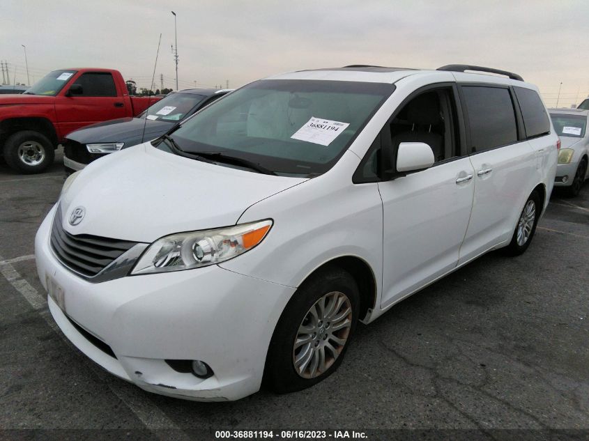 2014 TOYOTA SIENNA XLE/XLE AAS/LTD - 5TDYK3DC2ES411911