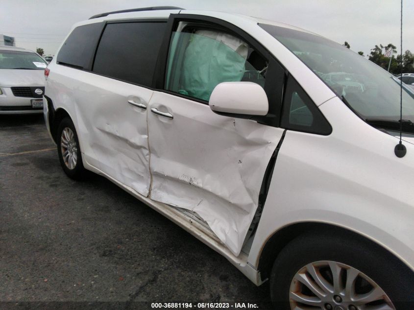 2014 TOYOTA SIENNA XLE/XLE AAS/LTD - 5TDYK3DC2ES411911