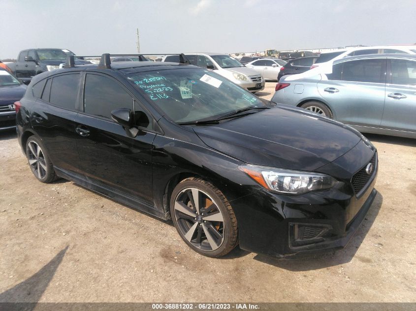 2019 SUBARU IMPREZA SPORT - 4S3GTAM67K3754556