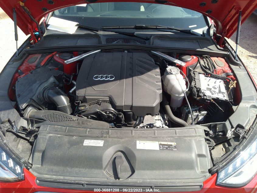 2022 AUDI A4 SEDAN S LINE PREMIUM PLUS - WAUEAAF42NN013679
