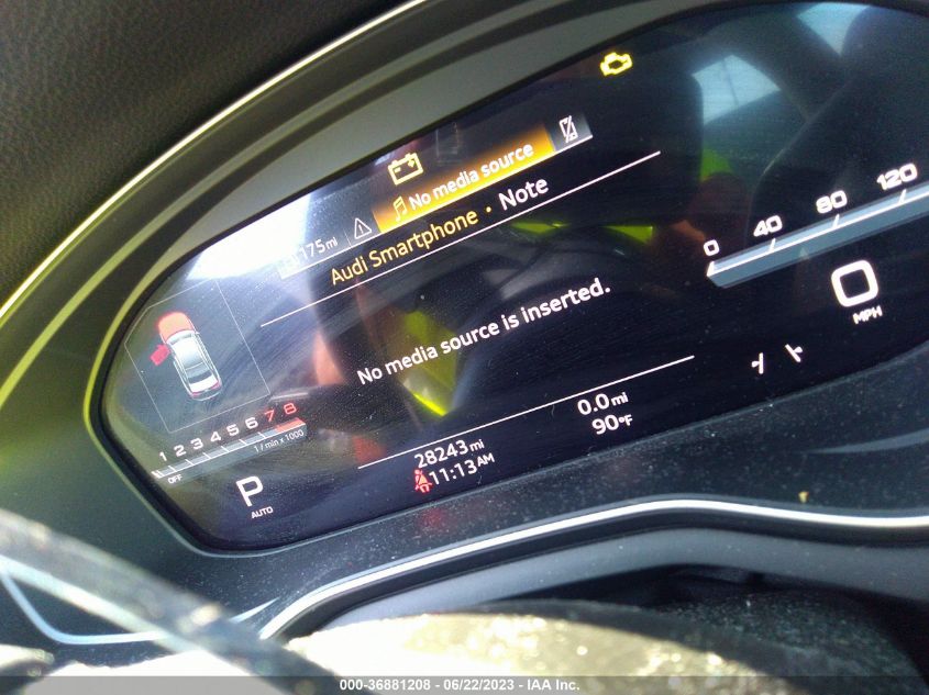 2022 AUDI A4 SEDAN S LINE PREMIUM PLUS - WAUEAAF42NN013679