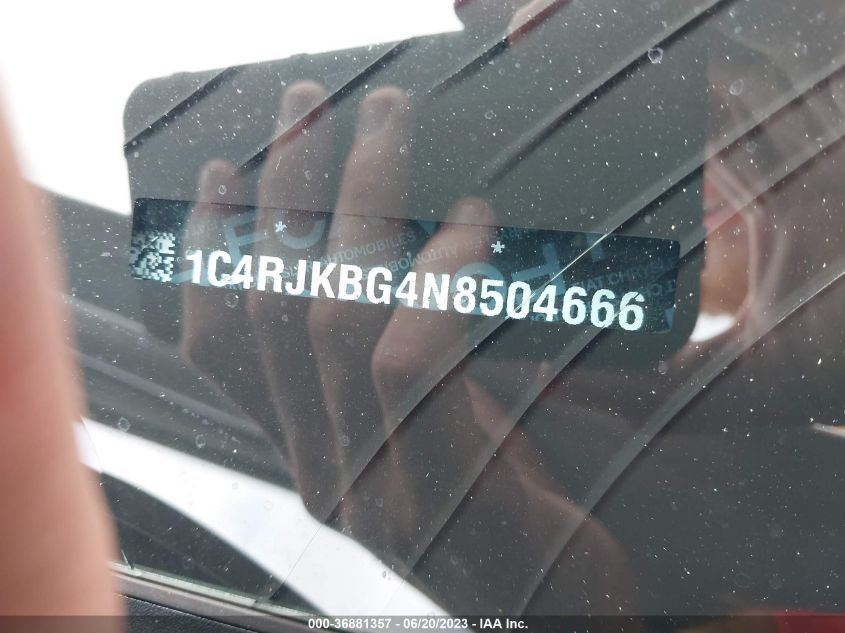 2022 JEEP GRAND CHEROKEE L LIMITED - 1C4RJKBG4N8504666