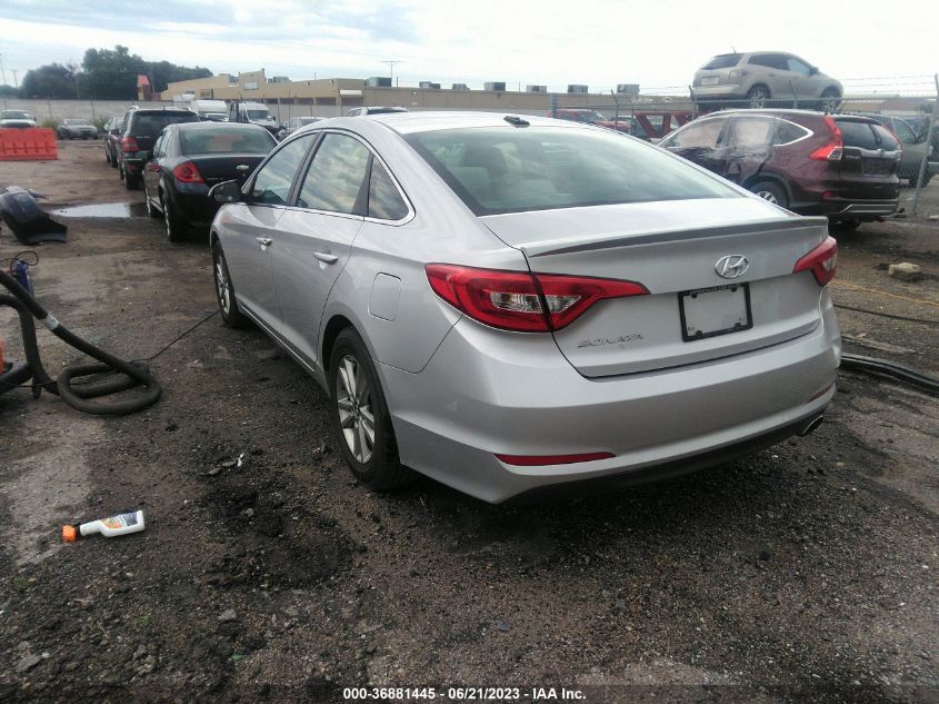 2016 HYUNDAI SONATA 2.4L SE - 5NPE24AF8GH352041