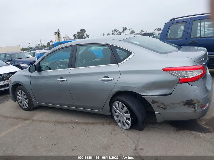 2014 NISSAN SENTRA S - 3N1AB7AP5EY286253