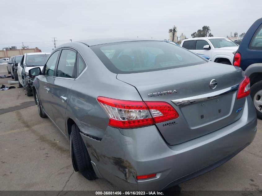 2014 NISSAN SENTRA S - 3N1AB7AP5EY286253