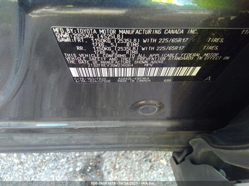2016 TOYOTA RAV4 LE - 2T3ZFREV3GW236064