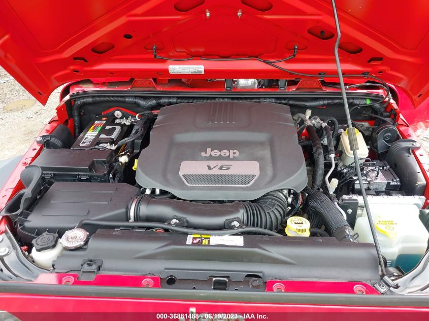 2016 JEEP WRANGLER UNLIMITED SPORT - 1C4BJWDG2GL263860