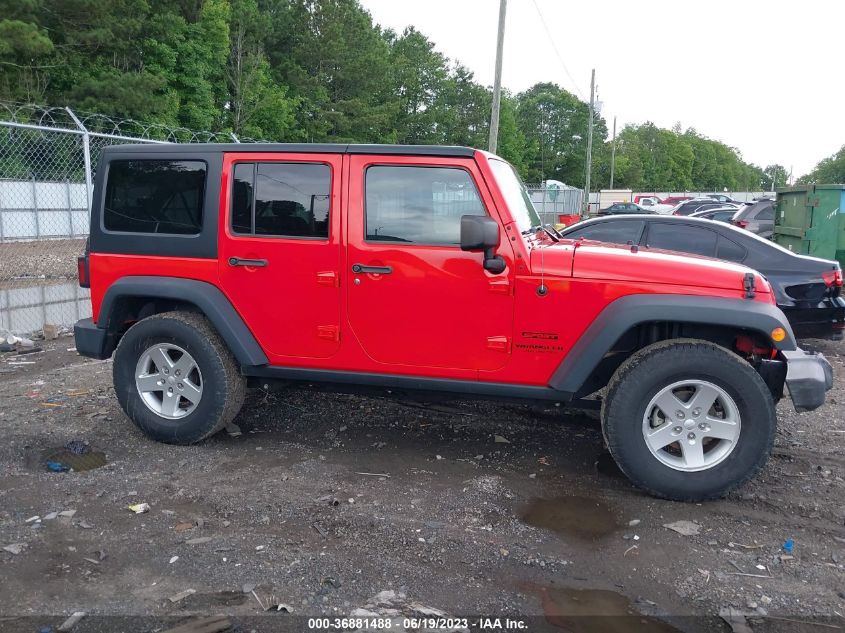 2016 JEEP WRANGLER UNLIMITED SPORT - 1C4BJWDG2GL263860