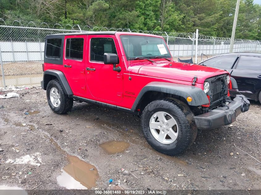 2016 JEEP WRANGLER UNLIMITED SPORT - 1C4BJWDG2GL263860