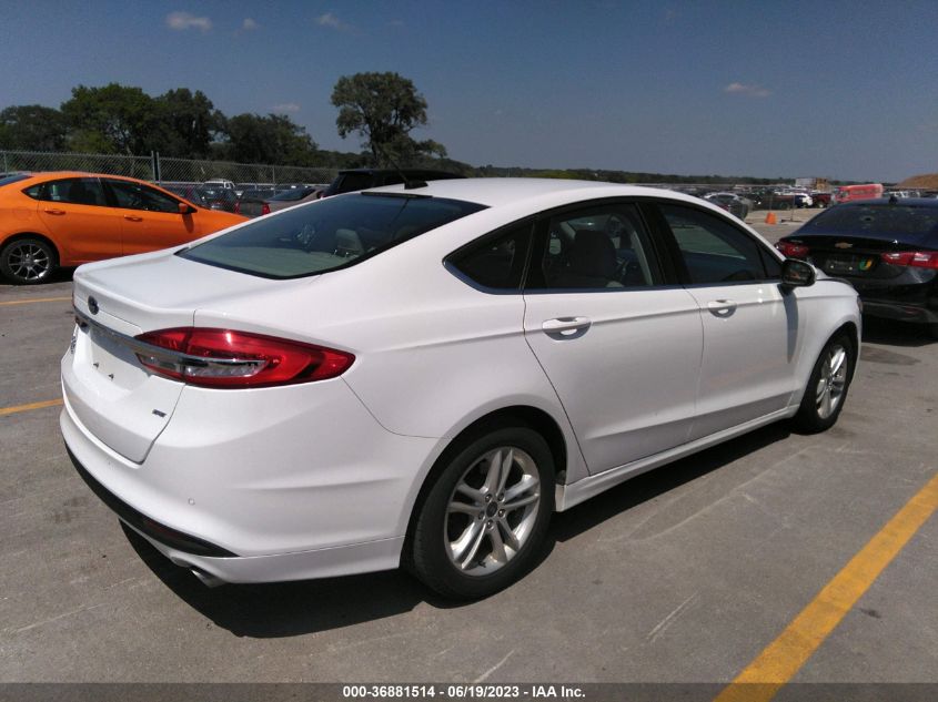 2018 FORD FUSION SE - 3FA6P0H76JR115748