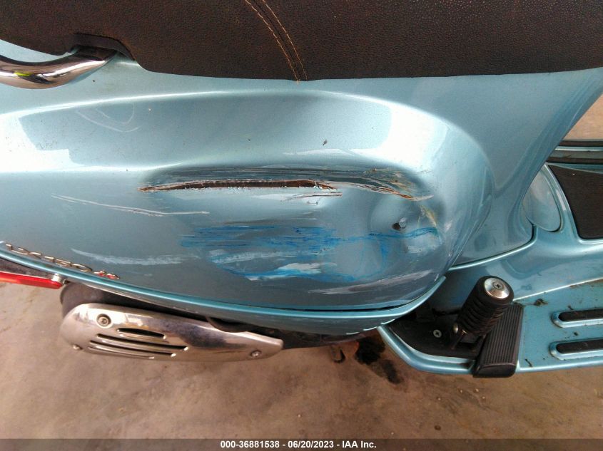 2011 VESPA LX 150IE ZAPM688F8B5000758