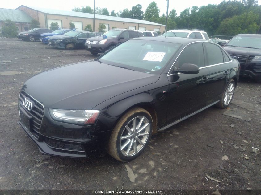 VIN WAUFFAFL2EN040958 2014 AUDI A4 no.2