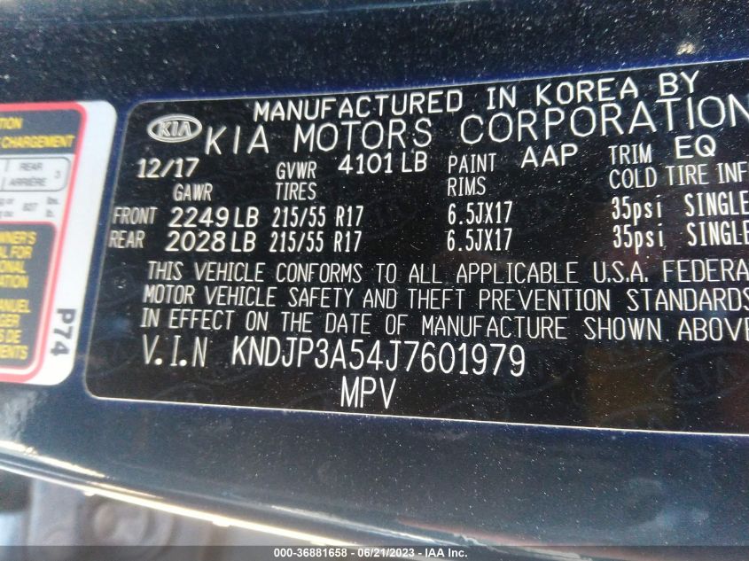 2018 KIA SOUL + - KNDJP3A54J7601979