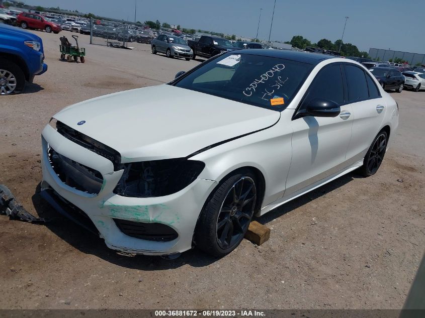 55SWF6EB8HU181172 2017 MERCEDES-BENZ C-CLASS, photo no. 2