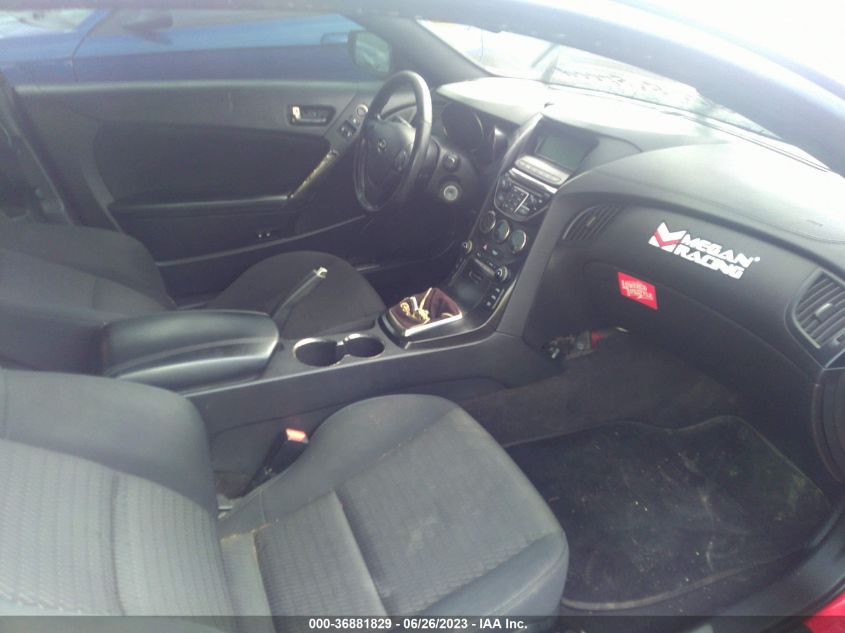 2013 HYUNDAI GENESIS COUPE 2.0T KMHHT6KD1DU110398