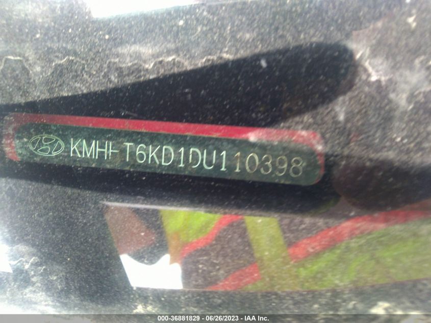 2013 HYUNDAI GENESIS COUPE 2.0T KMHHT6KD1DU110398