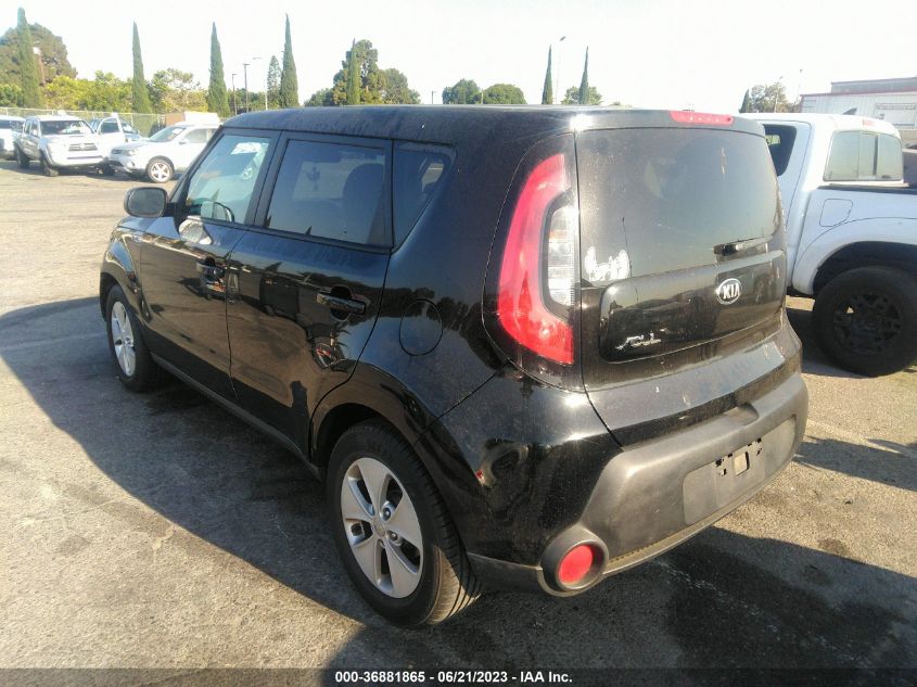 2015 KIA SOUL BASE - KNDJN2A22F7116124