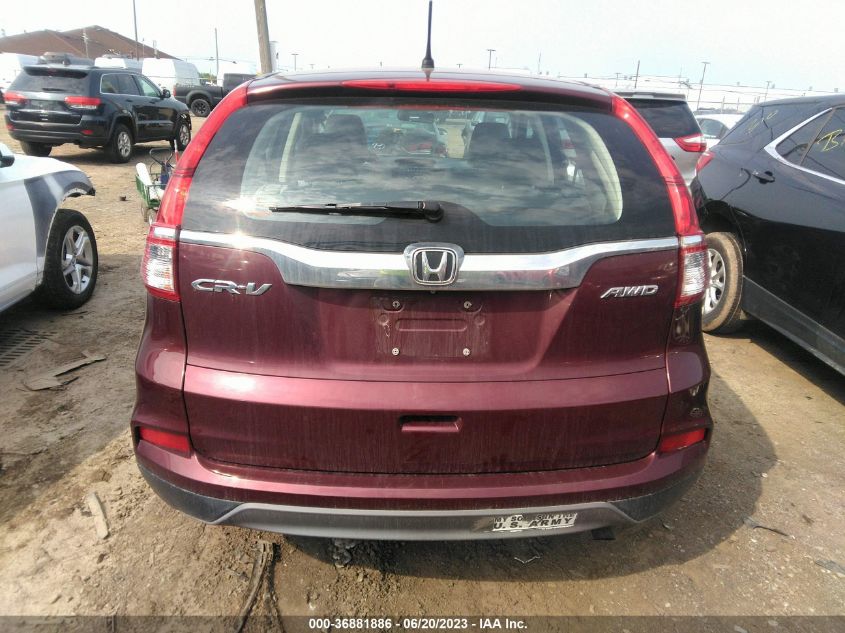 2015 HONDA CR-V LX - 5J6RM4H35FL073092