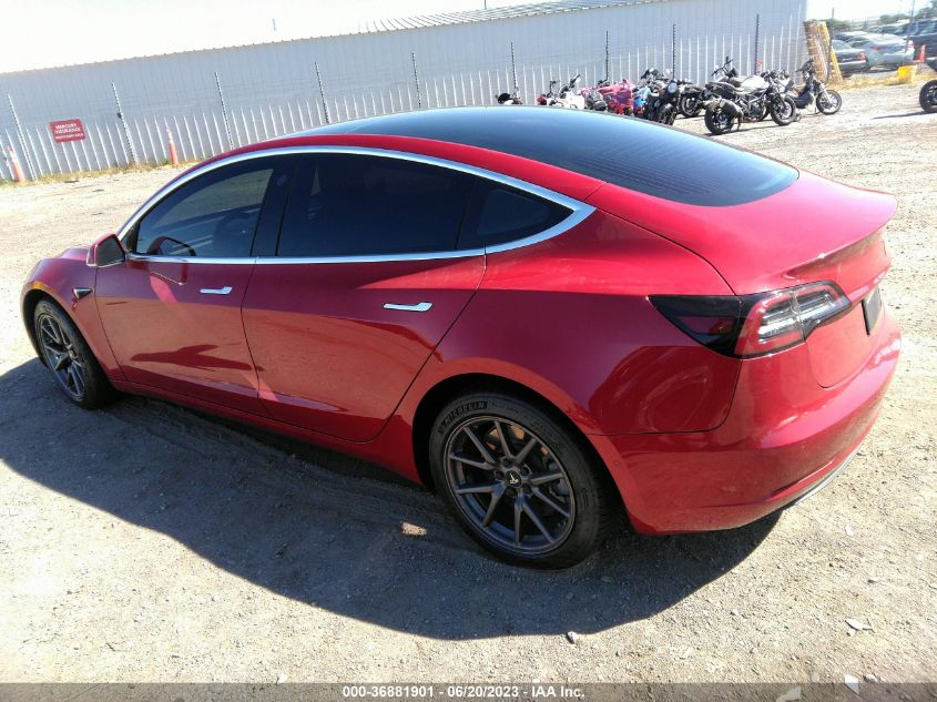 2020 TESLA MODEL 3 STANDARD RANGE - 5YJ3E1EA1LF718667