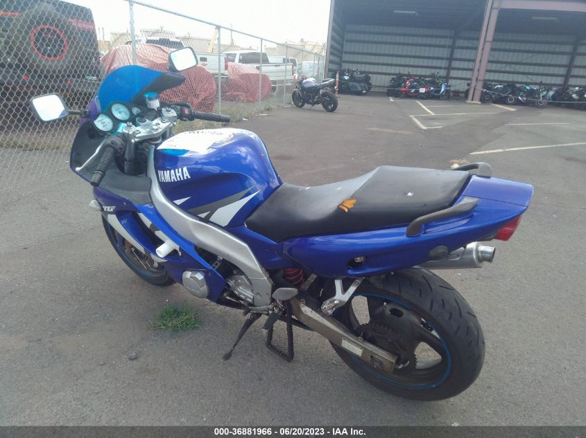 2002 YAMAHA YZF600 R JYA5AHE042A031447