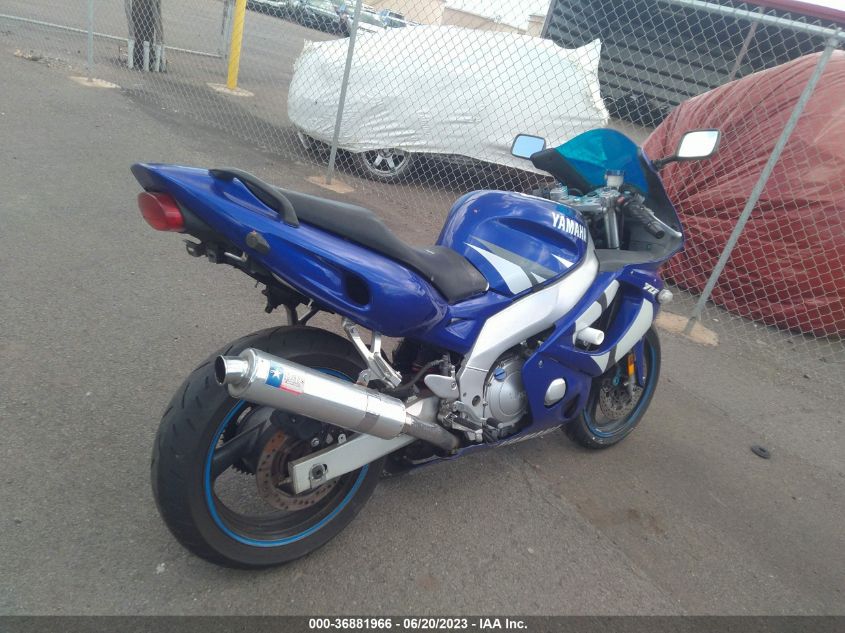 2002 YAMAHA YZF600 R JYA5AHE042A031447