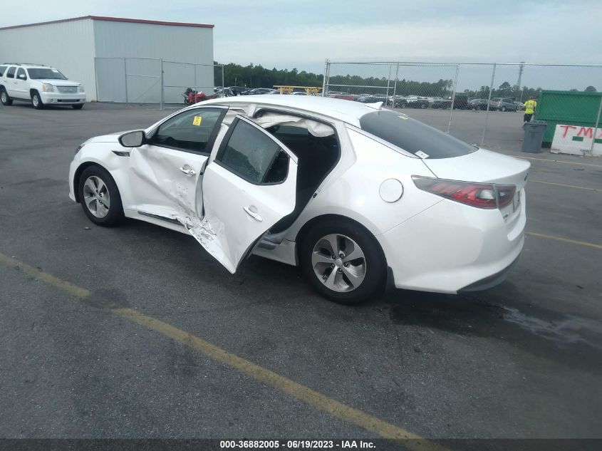 2016 KIA OPTIMA HYBRID - KNAGM4AD4G5092591