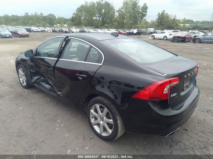 2016 VOLVO S60 T5 DRIVE-E PREMIER - YV126MFK4G2392349