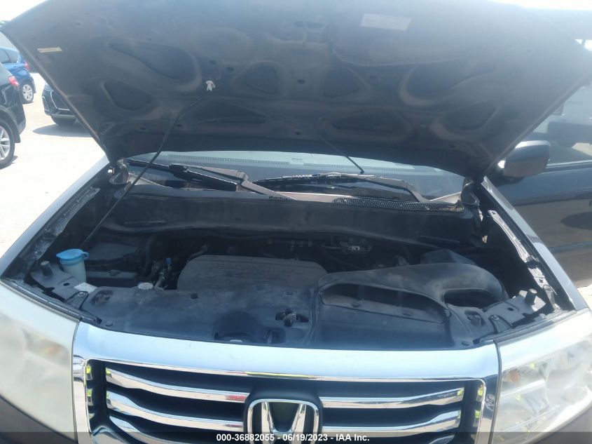 2013 HONDA PILOT LX - 5FNYF3H26DB034881