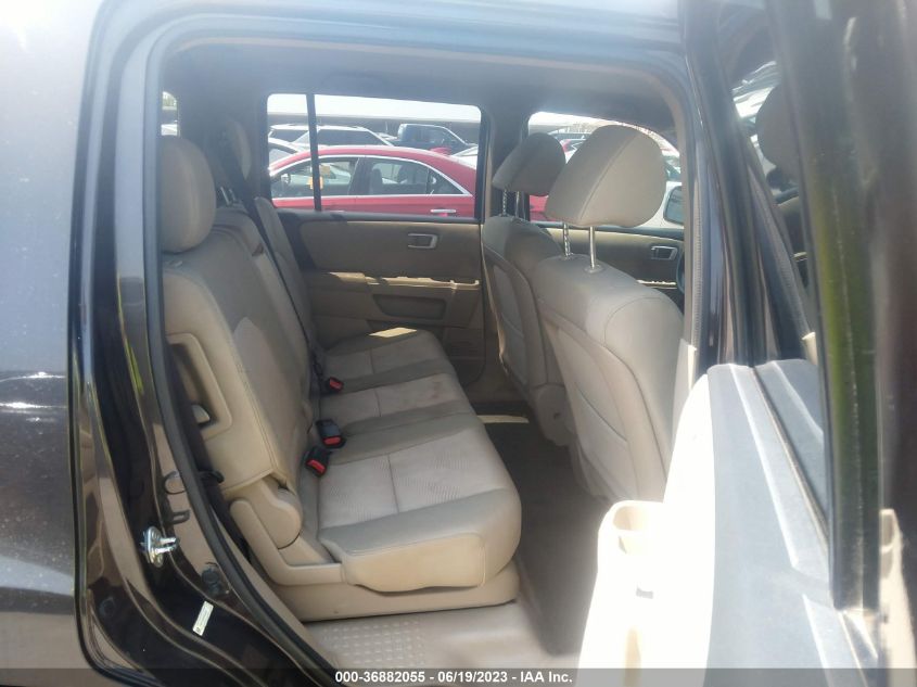 2013 HONDA PILOT LX - 5FNYF3H26DB034881