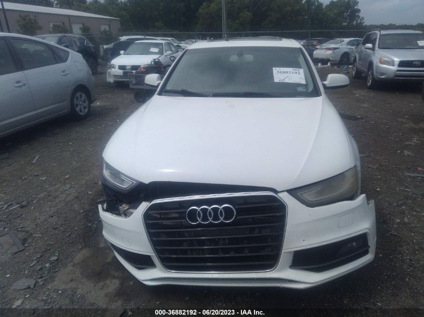 2014 AUDI A4 PREMIUM - WAUAFAFL3EA117192