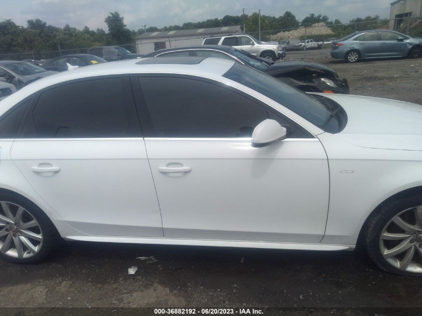 2014 AUDI A4 PREMIUM - WAUAFAFL3EA117192