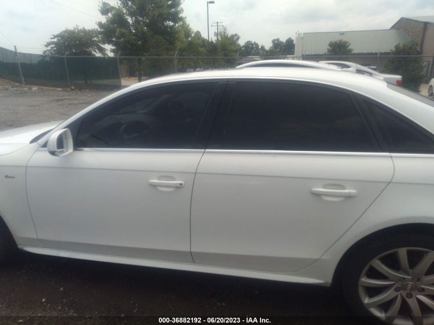 2014 AUDI A4 PREMIUM - WAUAFAFL3EA117192