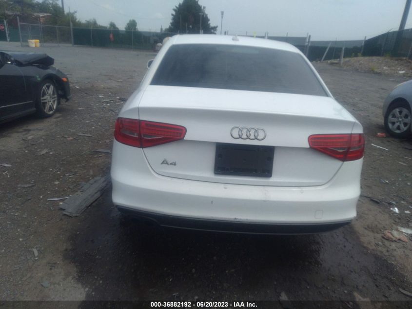 2014 AUDI A4 PREMIUM - WAUAFAFL3EA117192
