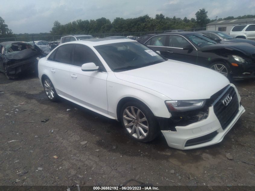 2014 AUDI A4 PREMIUM - WAUAFAFL3EA117192