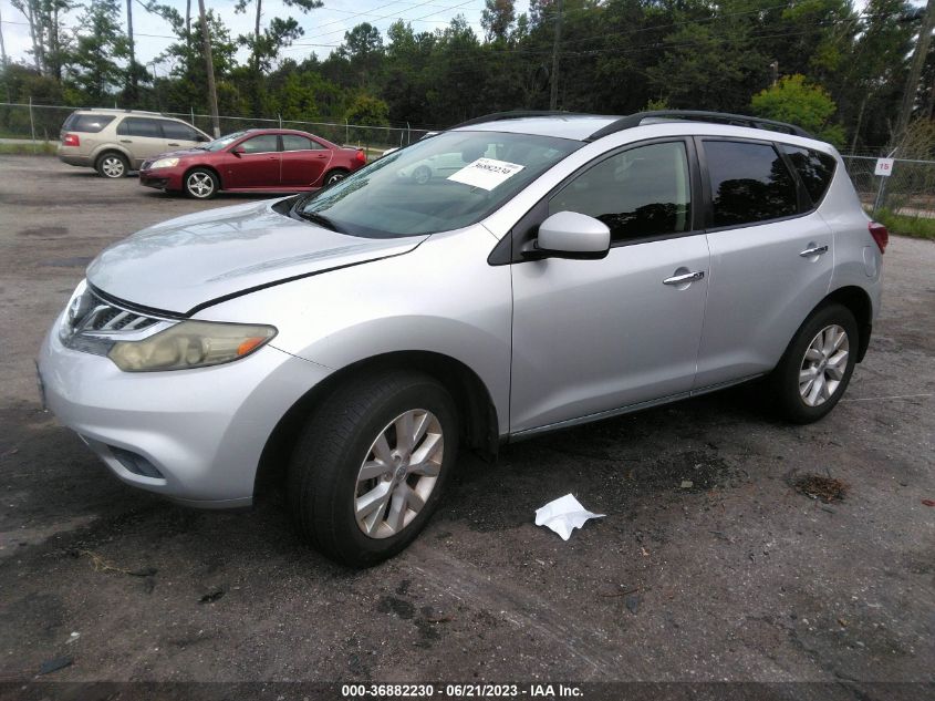 2013 NISSAN MURANO S/SV/SL/LE - JN8AZ1MU8DW263745