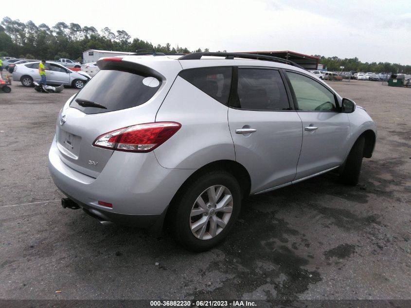 2013 NISSAN MURANO S/SV/SL/LE - JN8AZ1MU8DW263745