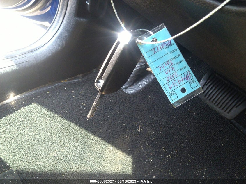 VIN 3KPF24ADXLE244666 2020 KIA FORTE LXS