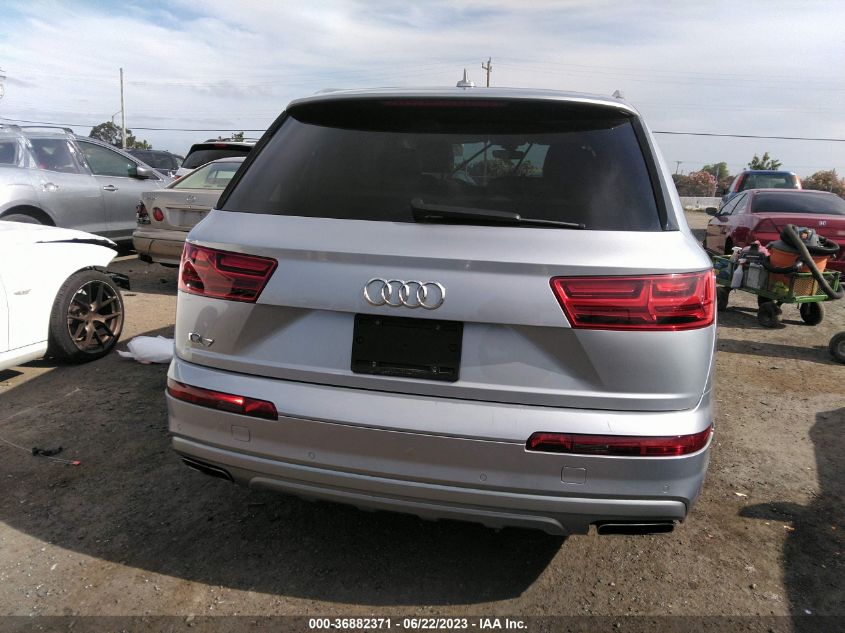 2019 AUDI Q7 PREMIUM PLUS - WA1LAAF77KD001138
