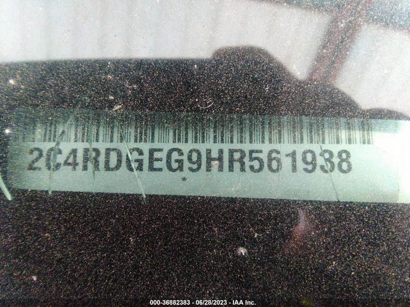 2017 DODGE GRAND CARAVAN GT - 2C4RDGEG9HR561938