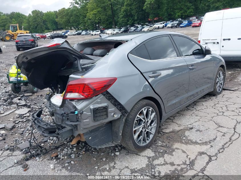 2019 HYUNDAI ELANTRA LIMITED - KMHD84LF2KU823733