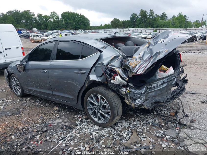 2019 HYUNDAI ELANTRA LIMITED - KMHD84LF2KU823733