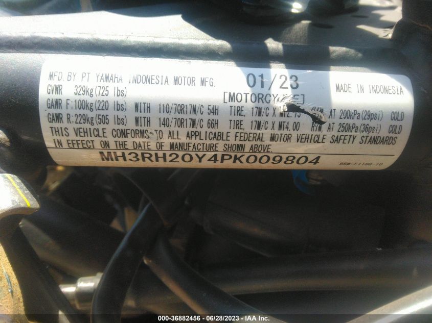 2023 YAMAHA MT-03 MH3RH20Y4PK009804